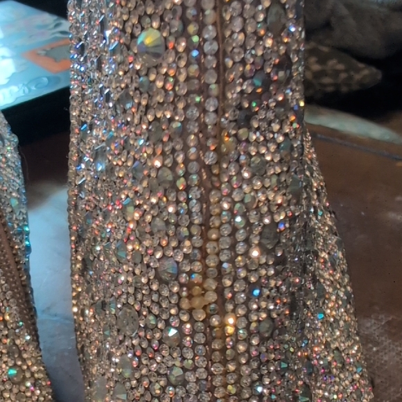 Betsey Johnson Rhinestone Heels - Picture 4 of 4